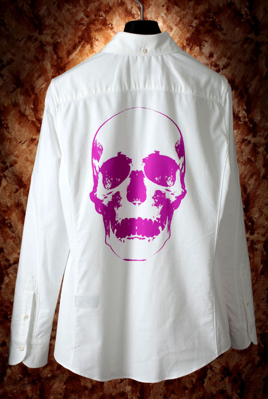 1PIU1UGUALE3 × LIBERTINE 3D shirt [new skull I]