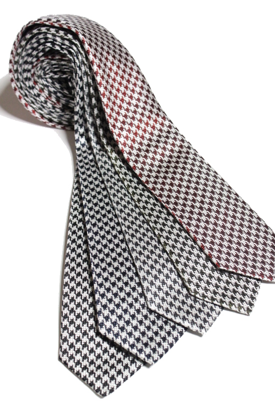 neck tie”original houndtooth small slik100″