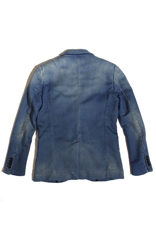 紺×赤 未使用『1PIU1UGUALE3』SWEAT DENIM WABE JKT | enrumbaong.pe