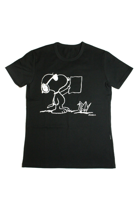 1PIU1UGUALE3 × PEANUTS Snoopy Tee[black] | 1piu1uguale3 Osaka -  ウノピゥウノウグァーレトレ大阪オンラインストア