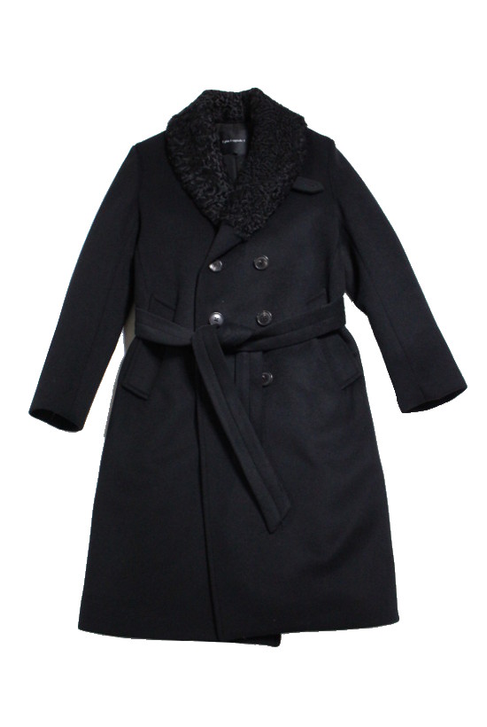 1PIU1UGUALE3 SHOWL ROPE COAT-