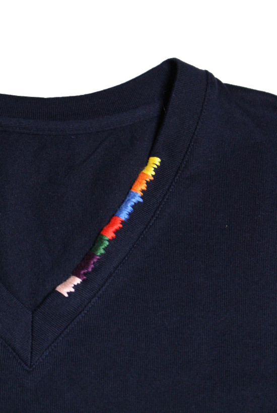 L/S RAINBOW V-NECK – Flagship store limited –