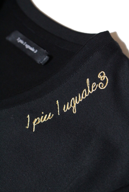 1PIU1UGUALE3 flagship store limited L/S V-neck T